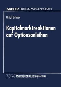 Kapitalmarktreaktionen auf Optionsanleihen edito da Deutscher Universitätsvlg