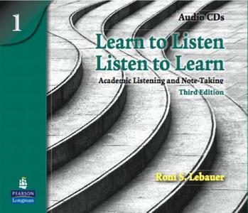 Learn To Listen, Listen To Learn 1: Academic Listening And Note-taking, Classroom Audio Cd di Roni S. Lebauer edito da Pearson Education (us)