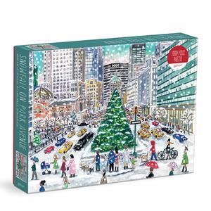 Michael Storrings Snowfall On Park Avenue 1000 Piece Puzzle di Galison edito da Galison