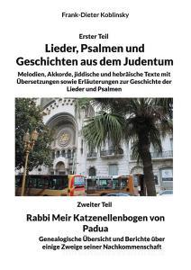 Lieder, Psalmen und Geschichten aus dem Judentum di Frank Dieter Koblinsky edito da Books on Demand