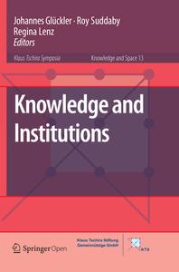 Knowledge And Institutions edito da Springer Nature Switzerland Ag