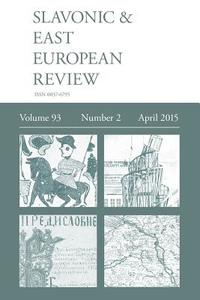 Slavonic & East European Review (93: 2) April 2015 edito da MODERN HUMANITIES RES ASSN