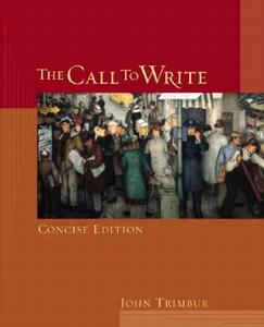 The Call To Write di John Trimbur edito da Pearson Education (us)