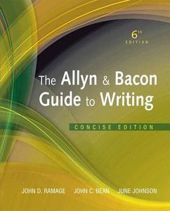 The Allyn & Bacon Guide to Writing with MyCompLab Access Code di John D. Ramage, John C. Bean, June C. Johnson edito da Longman Publishing Group