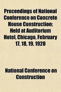 Proceedings Of National Conference On Co di Nation Construction edito da General Books
