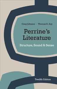 Perrine S Literature: Structure, Sound, and Sense di Thomas R. Arp, Greg Johnson edito da Wadsworth Publishing