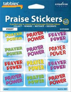 Tabbies Praise Stickers - Prayer Power: Praise Stickers edito da Tabbies