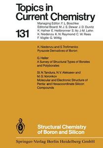 Structural Chemistry of Boron and Silicon edito da Springer Berlin Heidelberg