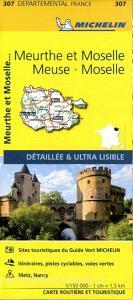 Meuse Meurthe-et-Moselle Moselle - Michelin Local Map 307 di Michelin edito da Michelin Editions Des Voyages