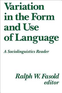 Variation in the Form and Use of Language edito da Georgetown University Press