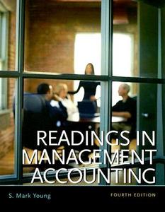 Readings In Management Accounting di S.Mark Young edito da Pearson Education Limited