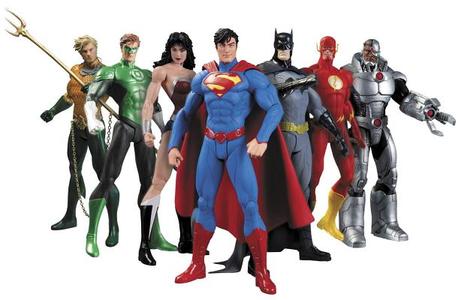 DC Comics New 52 Justice League 7 Pack Action Figure Box Set edito da DC Direct