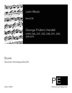 Latin Music di George Frideric Handel edito da Createspace