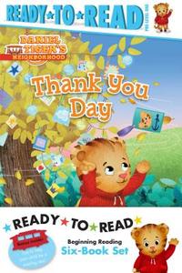 Daniel Tiger Ready-To-Read Value Pack: Thank You Day; Friends Help Each Other; Daniel Plays Ball; Daniel Goes Out for Di edito da SIMON SPOTLIGHT