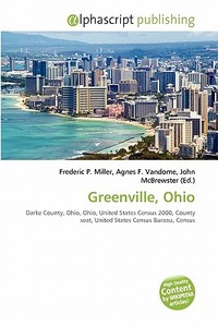 Greenville, Ohio edito da Vdm Publishing House