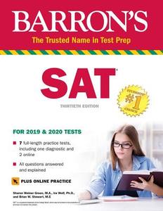 Barron's SAT Premium Study Guide with 7 Practice Tests di Sharon Weiner Green, Ira K. Wolf, Brian W. Stewart edito da Kaplan Publishing