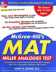 Mcgraw-hill's Mat: Miller Analogies Test di Kathy A. Zahler edito da Mcgraw-hill Education - Europe