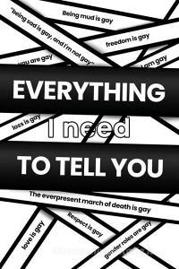 Everything I Need to Tell You di Carpenter edito da MINDSTIR MEDIA