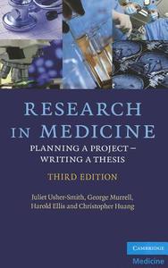 Research in Medicine di Juliet Usher-Smith edito da Cambridge University Press