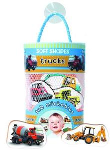 Soft Shapes Trucks Tub Stickers edito da innovative KIDS