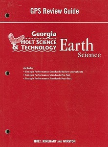 Holt Science & Technology: Earth Science, Georgia Performance Standards Review Guide edito da Holt McDougal