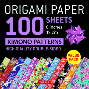 Origami Paper 100 Sheets Kimono Patterns 6" (15 Cm) edito da Tuttle Publishing