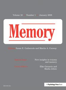 New Insights In Trauma & Memory di ELKE GERAERTS edito da Taylor & Francis