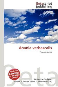 Anania Verbascalis edito da Betascript Publishing