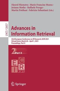 Advances in  Information Retrieval edito da Springer International Publishing
