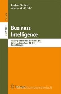 Business Intelligence edito da Springer International Publishing