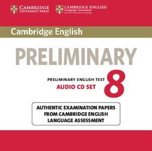 Cambridge English Preliminary 8 Audio Cds (2) edito da Cambridge University Press