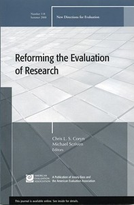 Reforming the Evaluation of Research edito da John Wiley & Sons