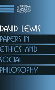 Papers in Ethics and Social Philosophy di David K. Lewis edito da Cambridge University Press
