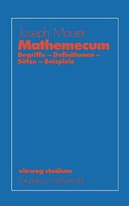 Mathemecum di Joseph Maurer edito da Vieweg+Teubner Verlag