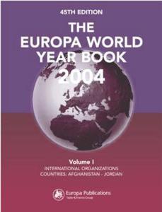 The Europa World Year Book di Europa Publications edito da Routledge