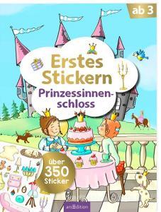 Erstes Stickern Prinzessinnenschloss edito da Ars Edition GmbH