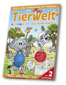 Sticker-Übungsbuch - Tierwelt Lernspaß edito da Media Verlagsgesellschaft