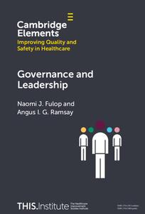 Governance And Leadership di Naomi J. Fulop, Angus I. G. Ramsay edito da Cambridge University Press