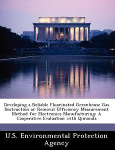 Developing A Reliable Fluorinated Greenhouse Gas Destruction Or Removal Efficiency Measurement Method For Electronics Manufacturing edito da Bibliogov