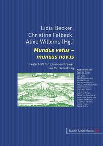 Mundus vetus - mundus novus edito da Lang, Peter GmbH