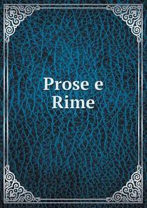 Prose E Rime di Vincenzio Da Filicaja edito da Book On Demand Ltd.