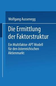 Die Ermittlung der Faktorstruktur edito da Deutscher Universitätsverlag