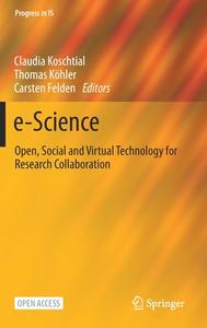 e-Science edito da Springer-Verlag GmbH