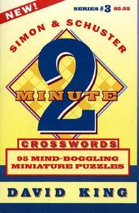 Simon & Schuster Two-Minute Crosswords di David King, Albert edito da Fireside