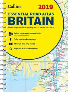 2019 Collins Essential Road Atlas Britain di Collins Maps edito da HarperCollins Publishers