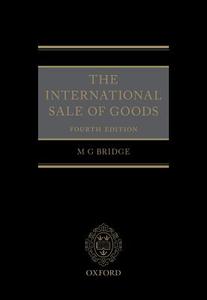 The International Sale of Goods di M G Bridge edito da OUP Oxford