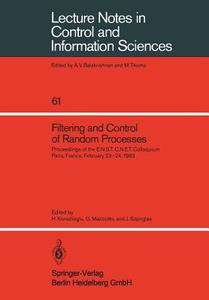 Filtering and Control of Random Processes edito da Springer Berlin Heidelberg