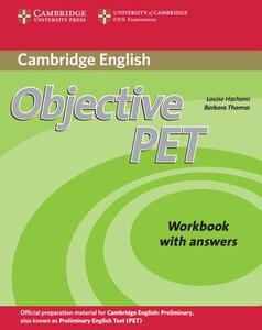 Objective PET Workbook with answers di Louise Hashemi, Barbara Thomas edito da Cambridge University Press