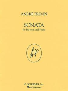 Andre Previn: Sonata: For Bassoon and Piano di Andre Previn edito da HAL LEONARD PUB CO