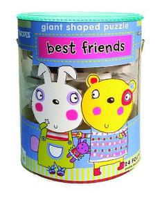 Soft Shapes Giant Shaped Puzzles: Best Friends (Big Pieces for Little Hands!) edito da innovative KIDS